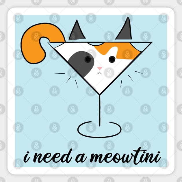 I need a Meowtini Calico Cat Magnet by bettyjane88